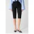 Shoeby slim high waist bermuda short zwart