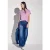 Street One Dames Shirt met tekst in Roze