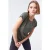 Dames Korte Mouwen Crew Neck T-Shirt