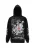 Ed Hardy Sweatshirt ‘Death Or Glory Love’  grijs / rood / zwart / wit