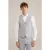 We Fashion Waistcoat Blended Light Grey