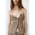 Mango geruite top – bruin