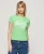 Superdry Vrouwen Slimfit T-shirt met Neonprint Groen