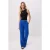 TRENDYOLMİLLA Dames Donkerblauw Effen Wijde pijp Lage taille Jeans