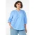 Zizzi katoenen top Plus Size – blauw