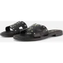 Oh My Sandals Oh My Sandals Slippers zwart Leer