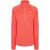 Under Armour Dames-top met halve rits en textuur (Lichtroze/Wit)